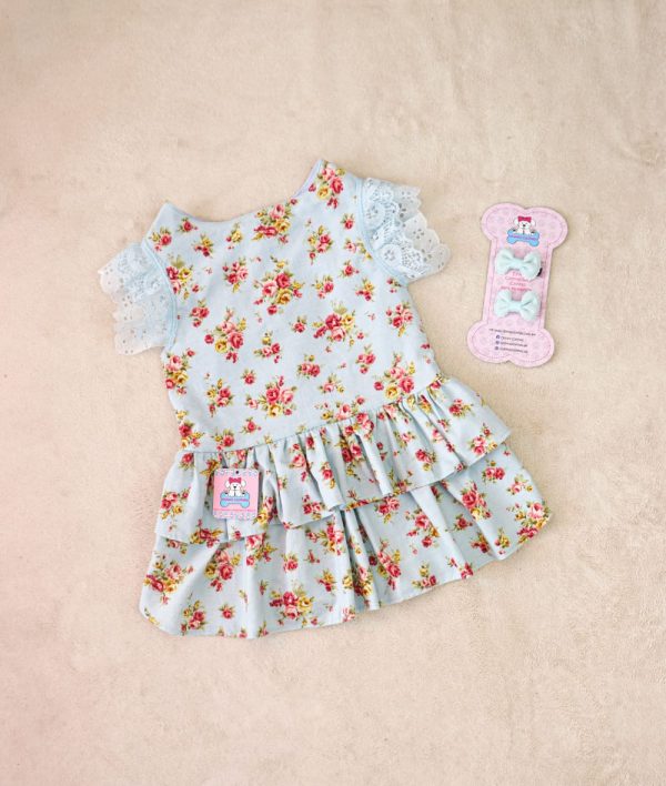 Celeste Floral Corduroy